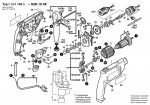 Bosch 0 601 140 603 Gsb 16 Re Percussion Drill 230 V / Eu Spare Parts